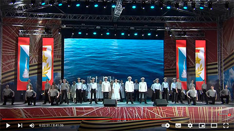 Телеканал «Волгоград 1» вел трансляцию праздничного концерта, предлагаем вам фрагменты с нашим участием